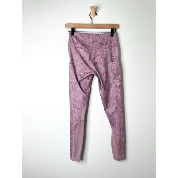 Gymshark Splatter Leggings Small Purple Chalk - Picture 8 of 11